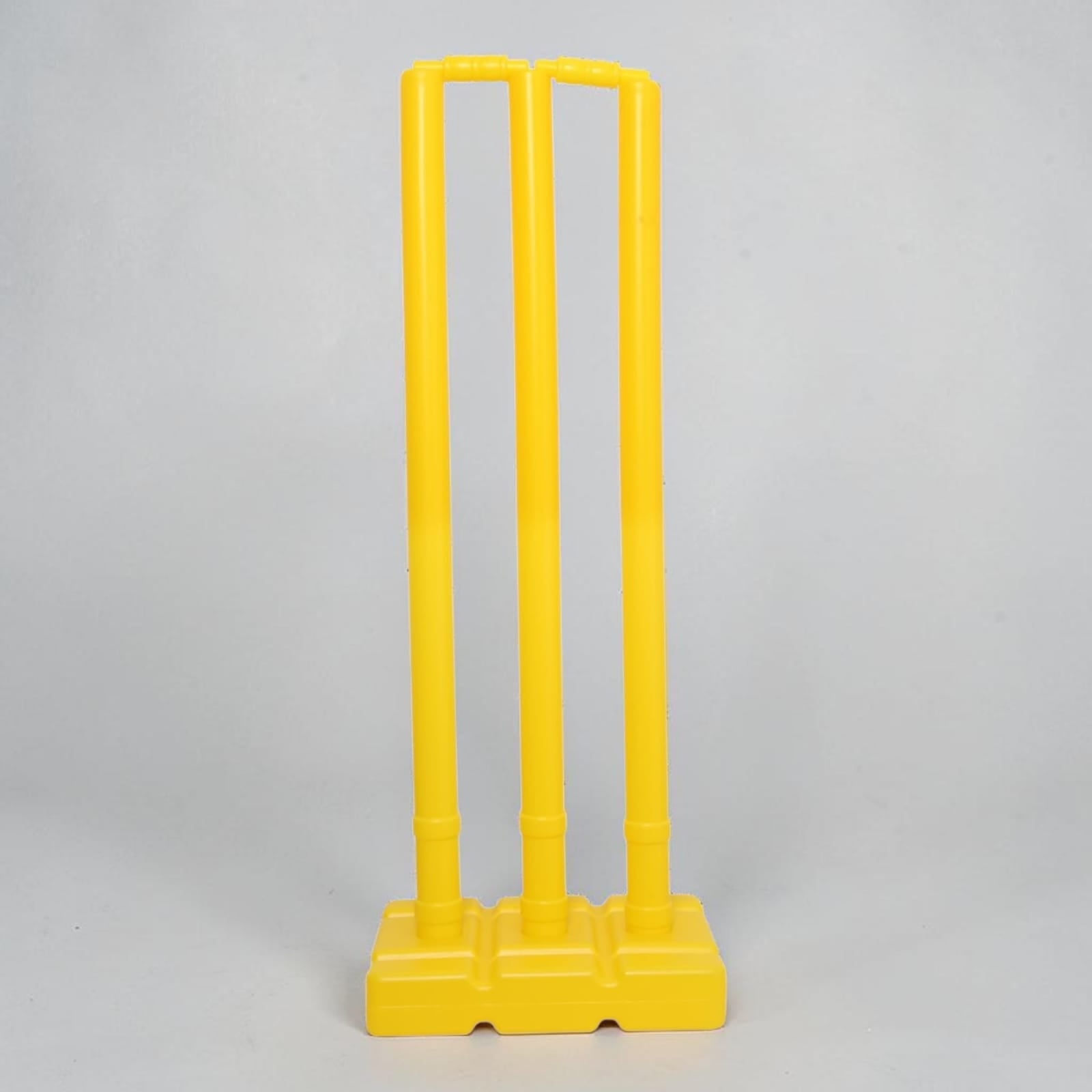 Plastic Cricket Wickets Set ( 3 Wickets With Stand )